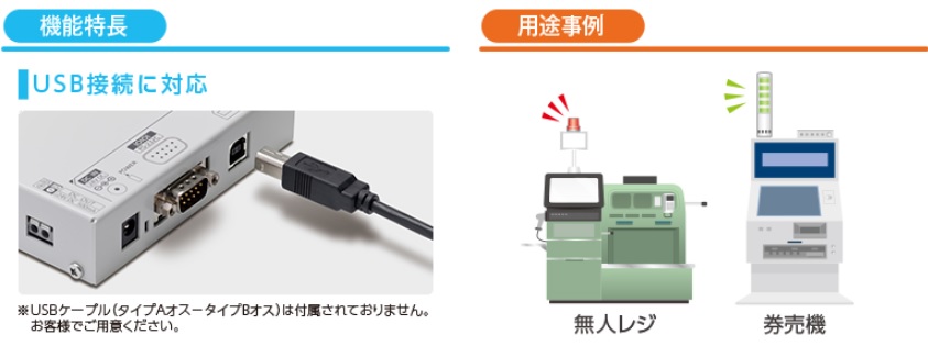 PHC-D08：インターフェースコンバータ | PATLITE SHOP