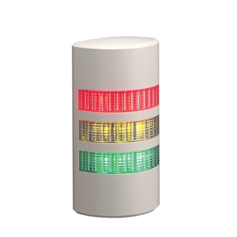 WEP-302:(薄型 37.5mm)(AC/DC24V)壁面取付け積層信号灯 WEP-302:(薄型 37.5mm)(AC/DC24V)壁面取付け積層信号灯